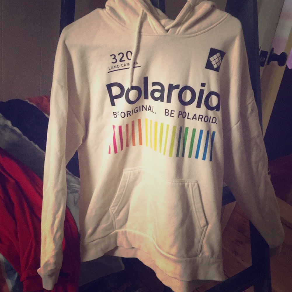 Licensed Polaroid long sleeve hoodie